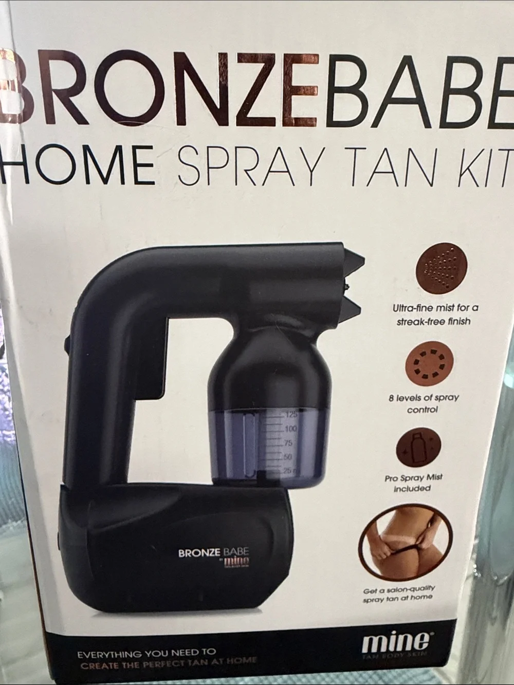 Mine Tan Body Skin Home Spray Tan Kit NEW